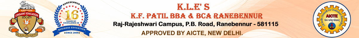 K.L.E’s K F Patil BBA Ranebennur